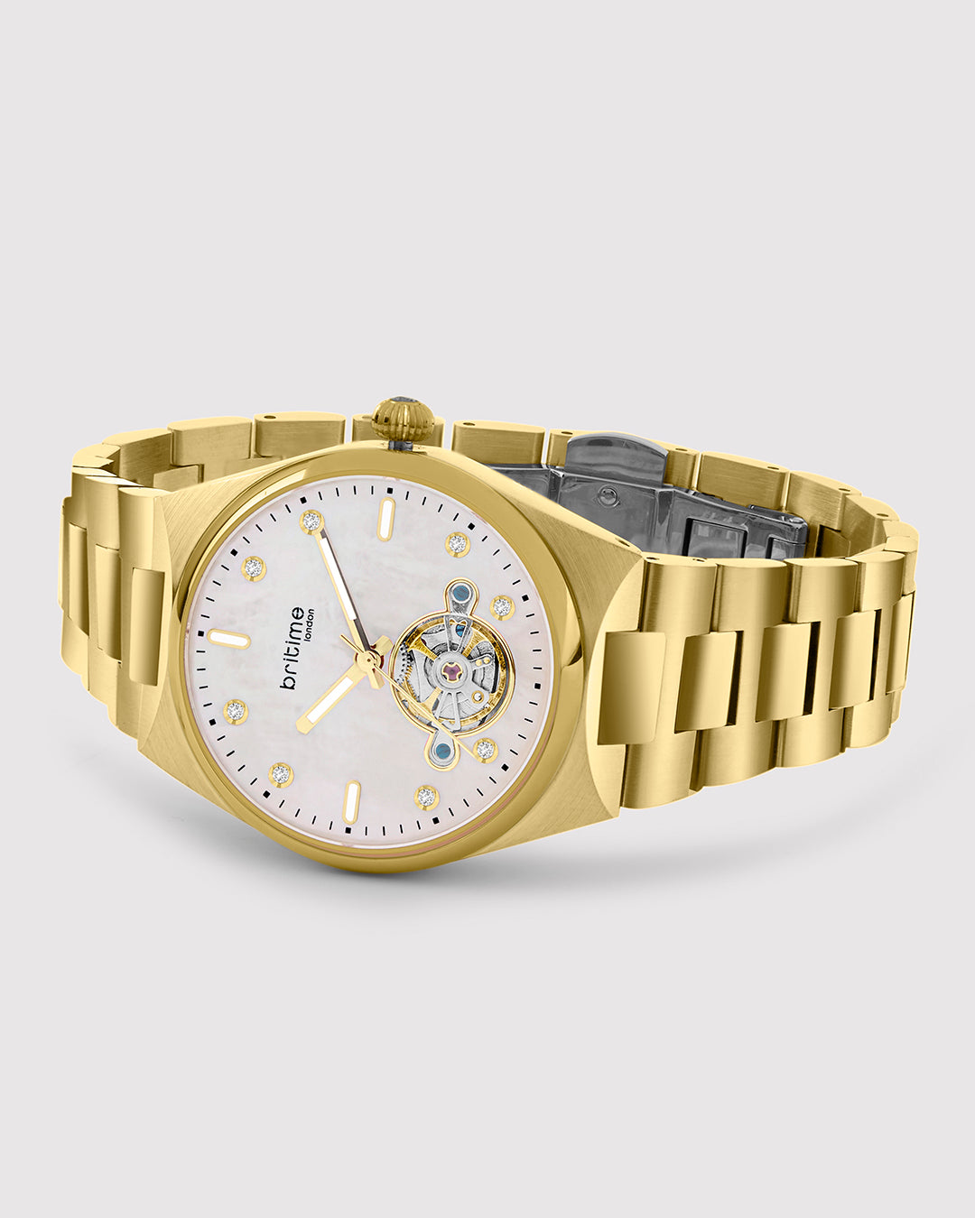Gold With White