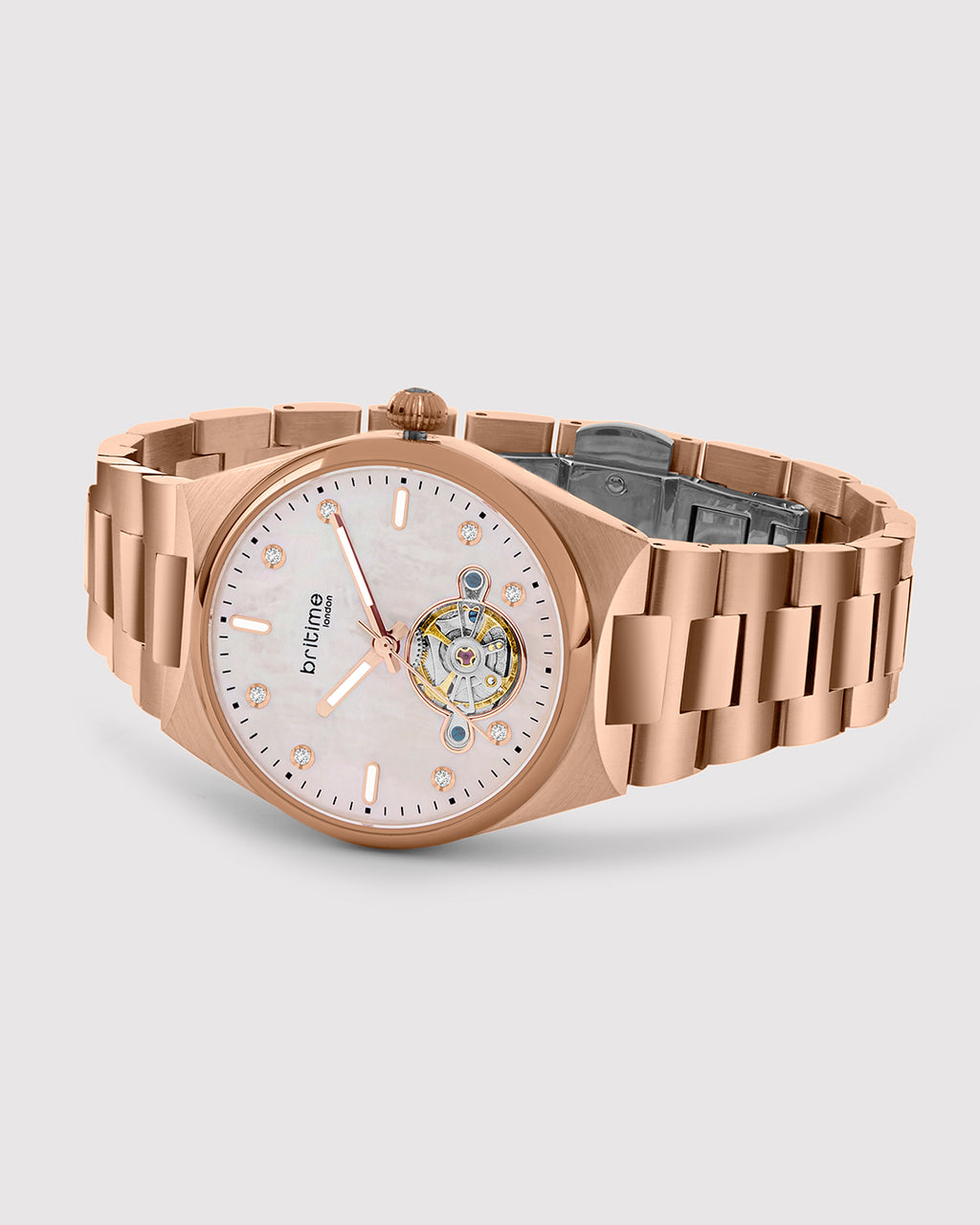 Rose Gold With White
