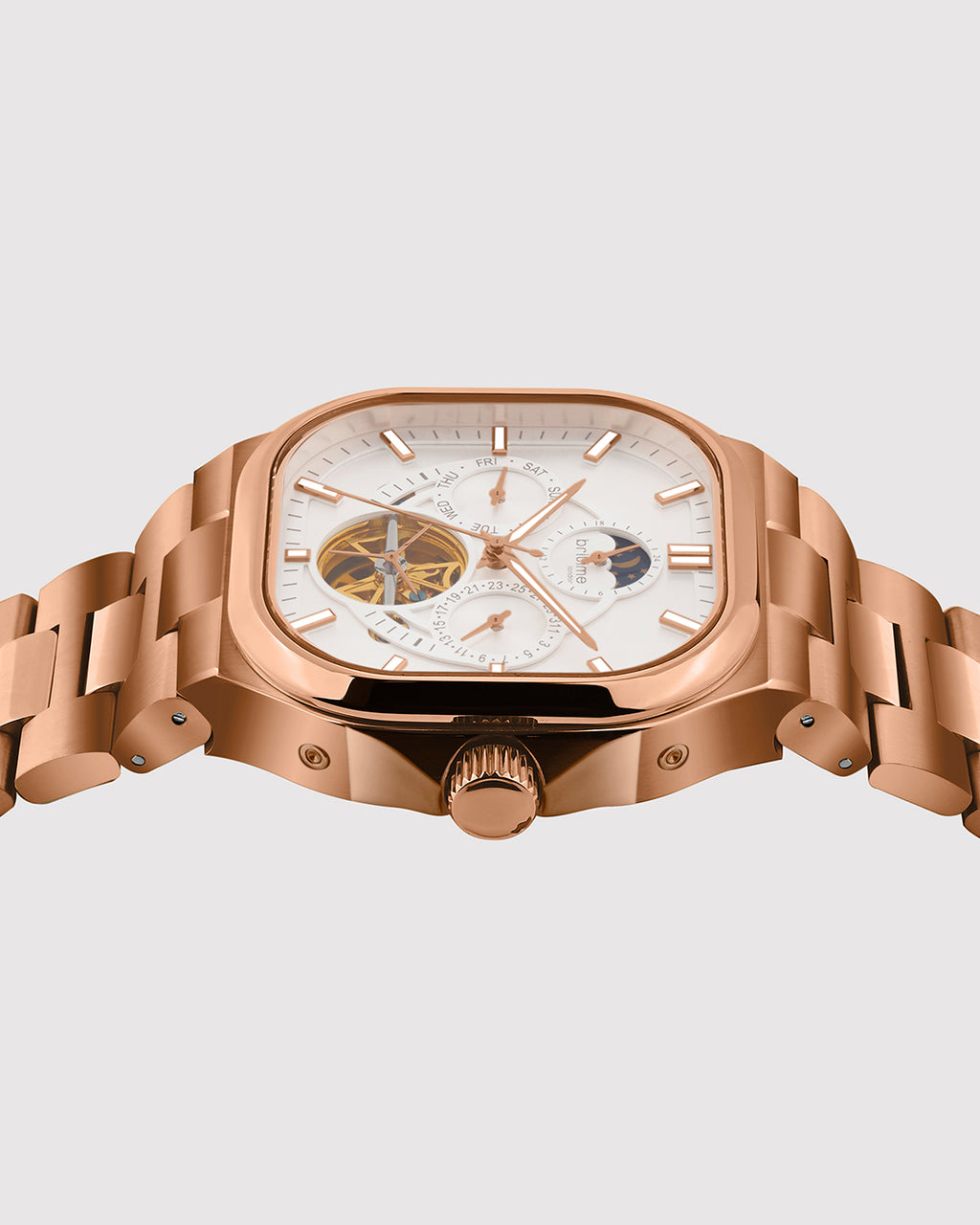 Rosegold With White