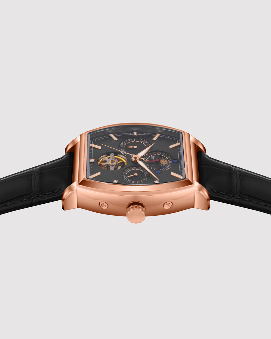 Black With Rose Gold