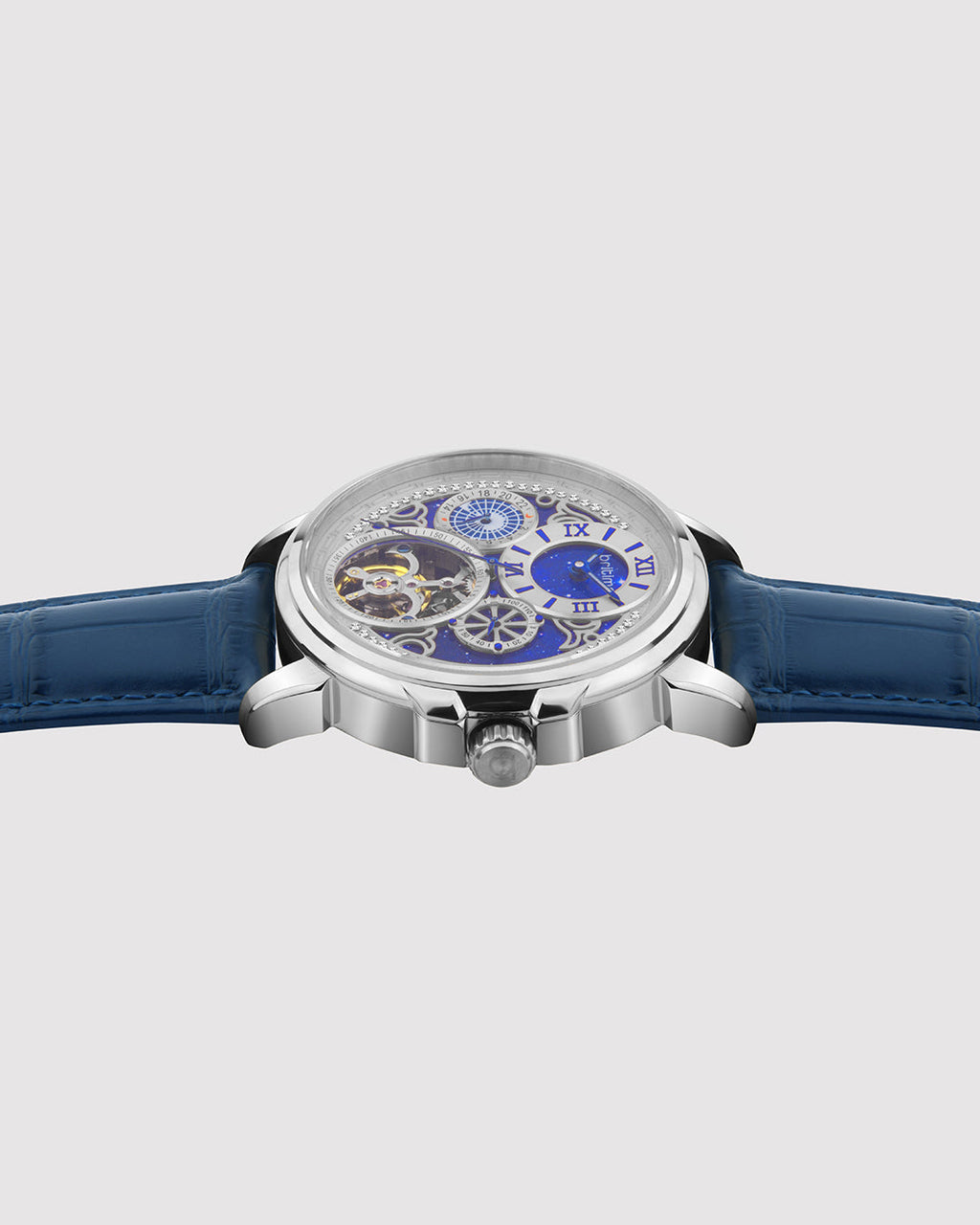 Blue With Silver