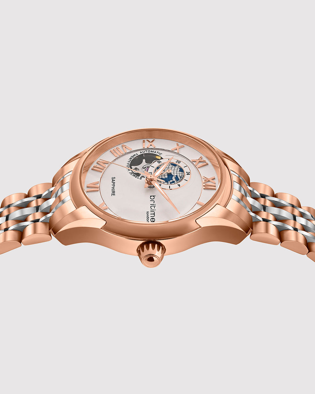 Rosegold With Silver