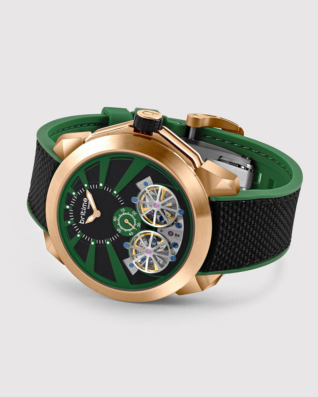 Black With Green
