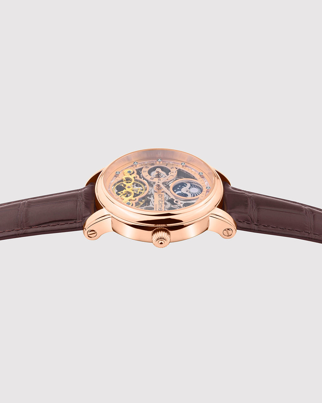 Brown With Rosegold