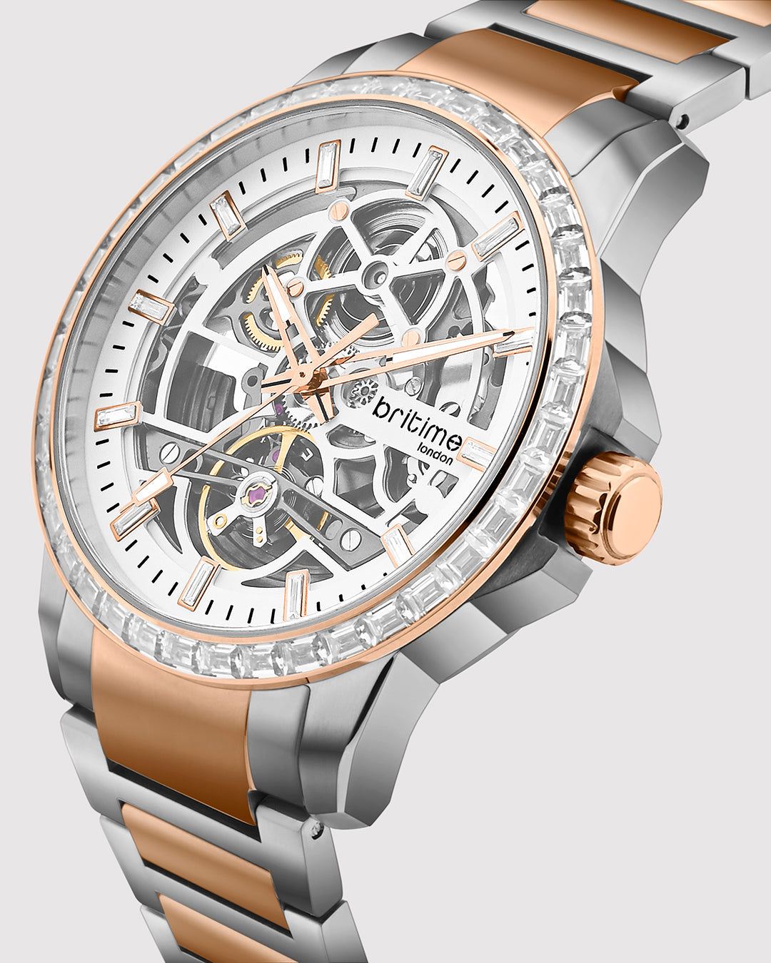 Rosegold With White
