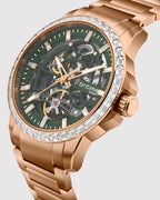 Rosegold With Green