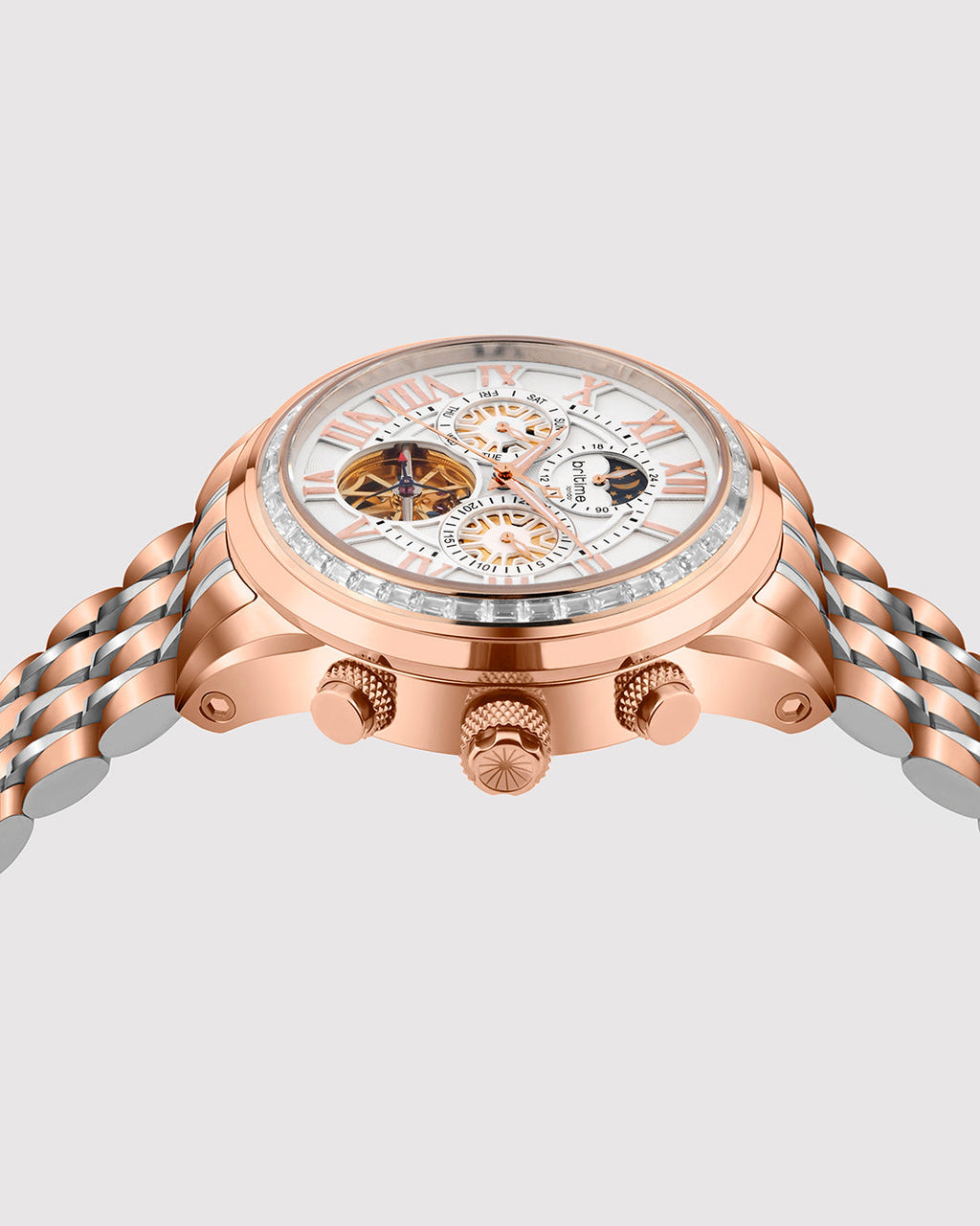 Rose Gold With White