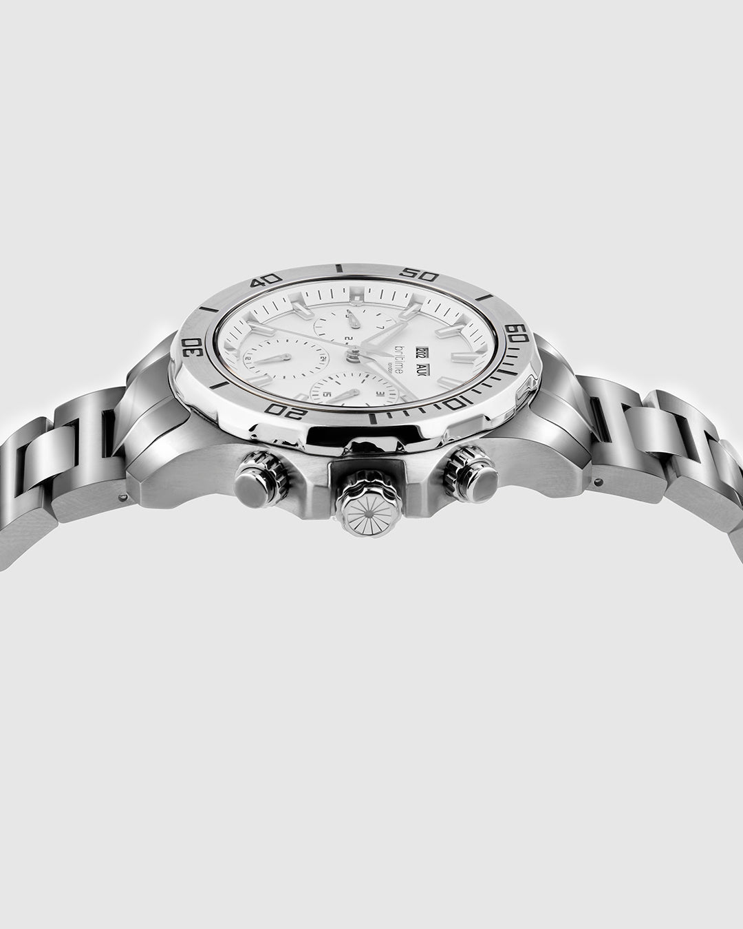 Silver With White
