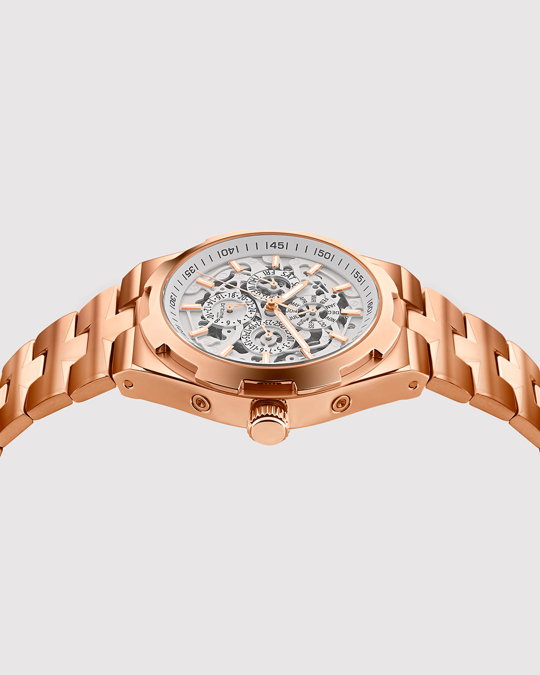 Rose Gold With White