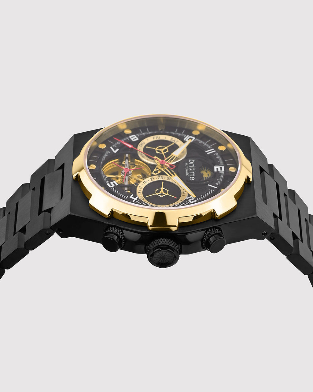 Black With Gold