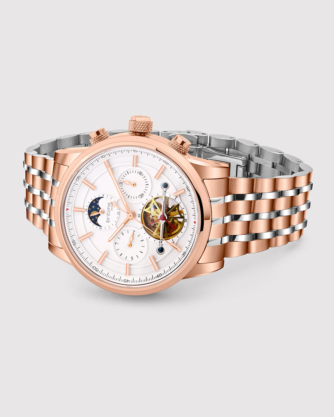 Rosegold With White