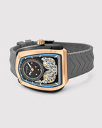Grey With Rose gold