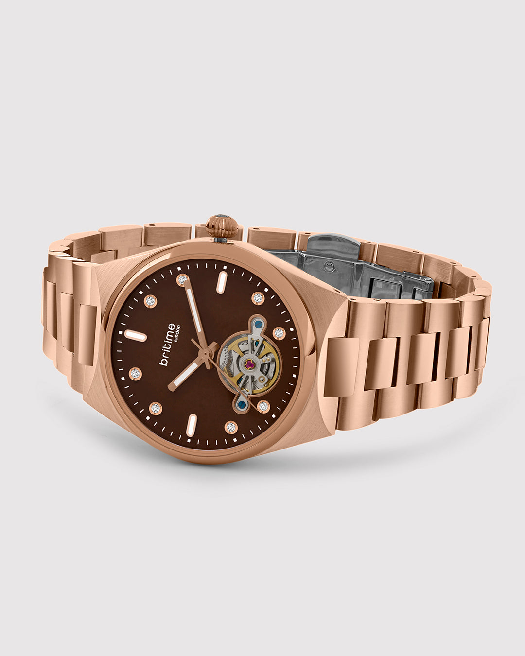 Rose Gold With Brown