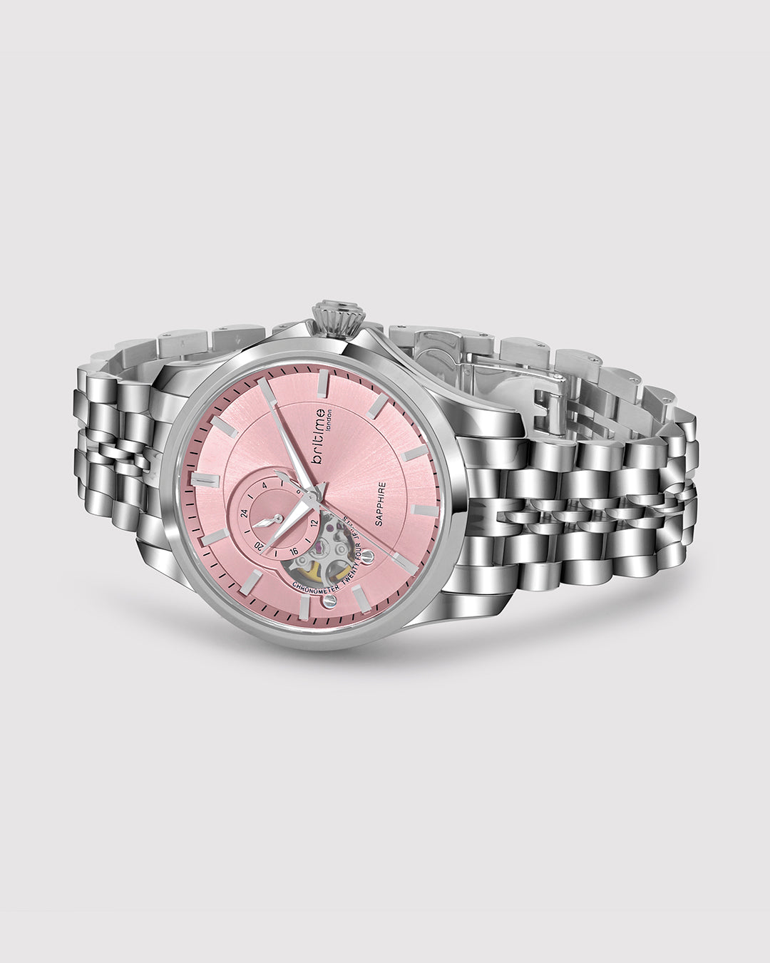 Silver With Pink