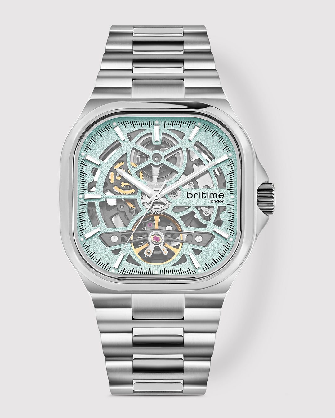 Silver With Sea Blue