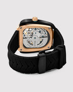 Black With Rose gold