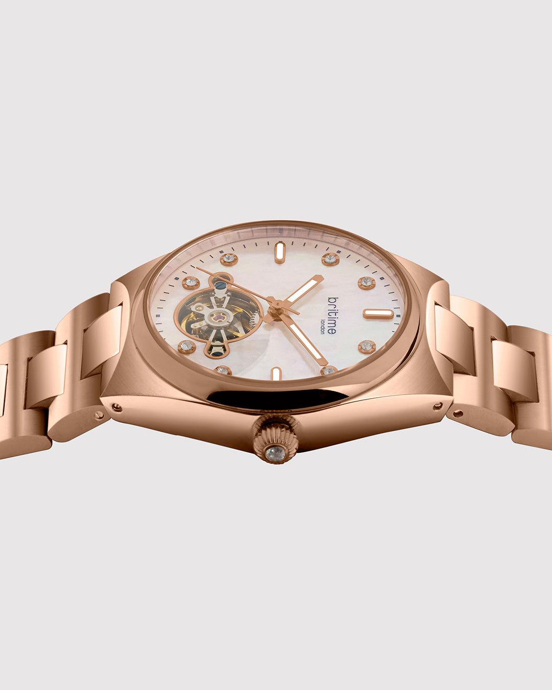 Rose Gold With White