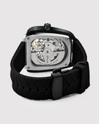 Black With Silver