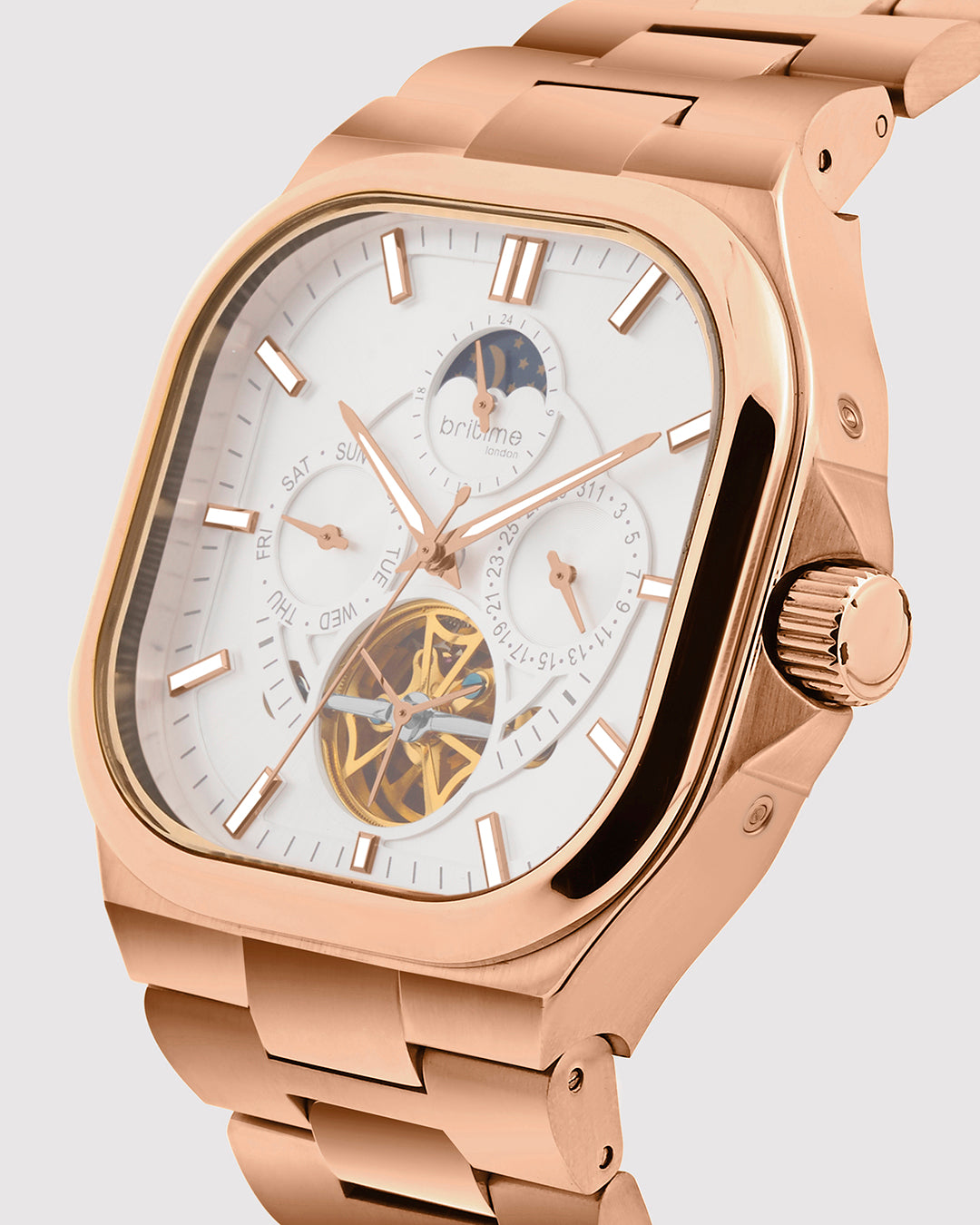 Rosegold With White