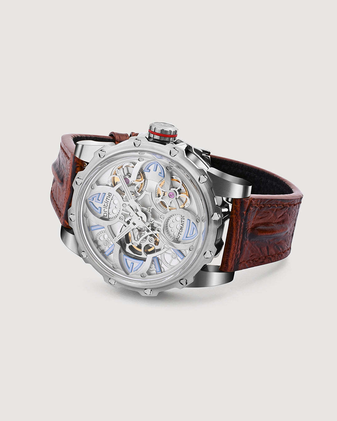 Brown With Silver