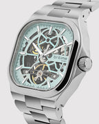 Silver With Sea Blue