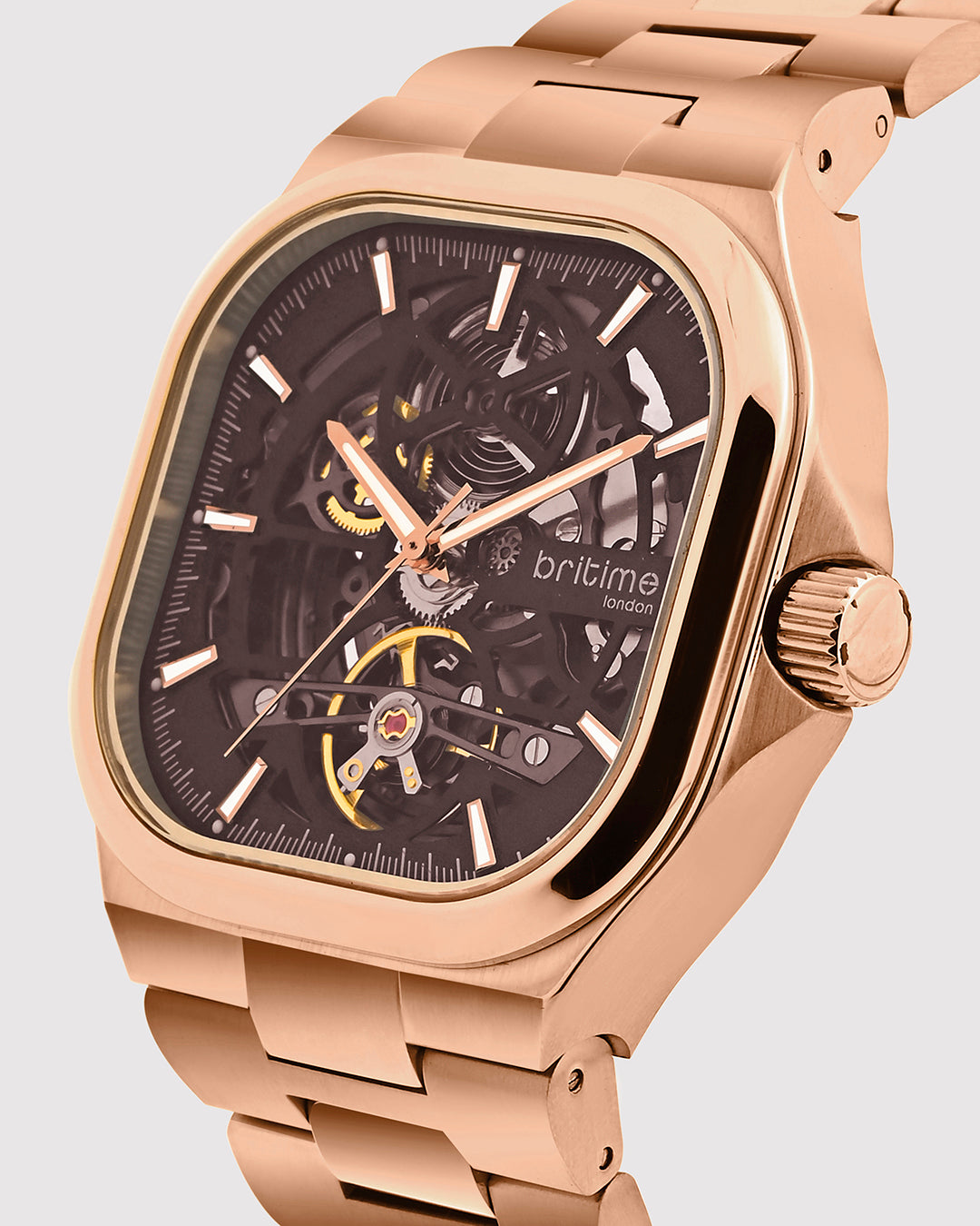 Rosegold With Brown