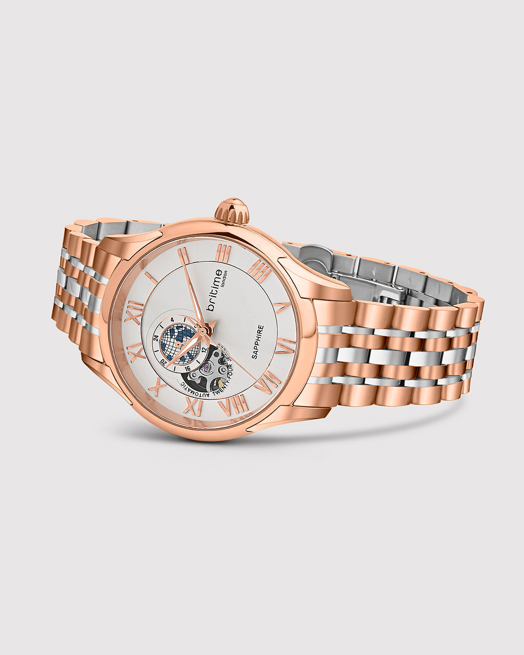Rosegold With Silver