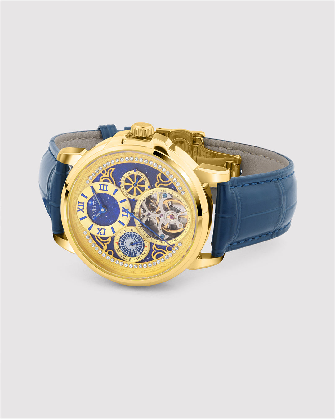 Blue With Gold
