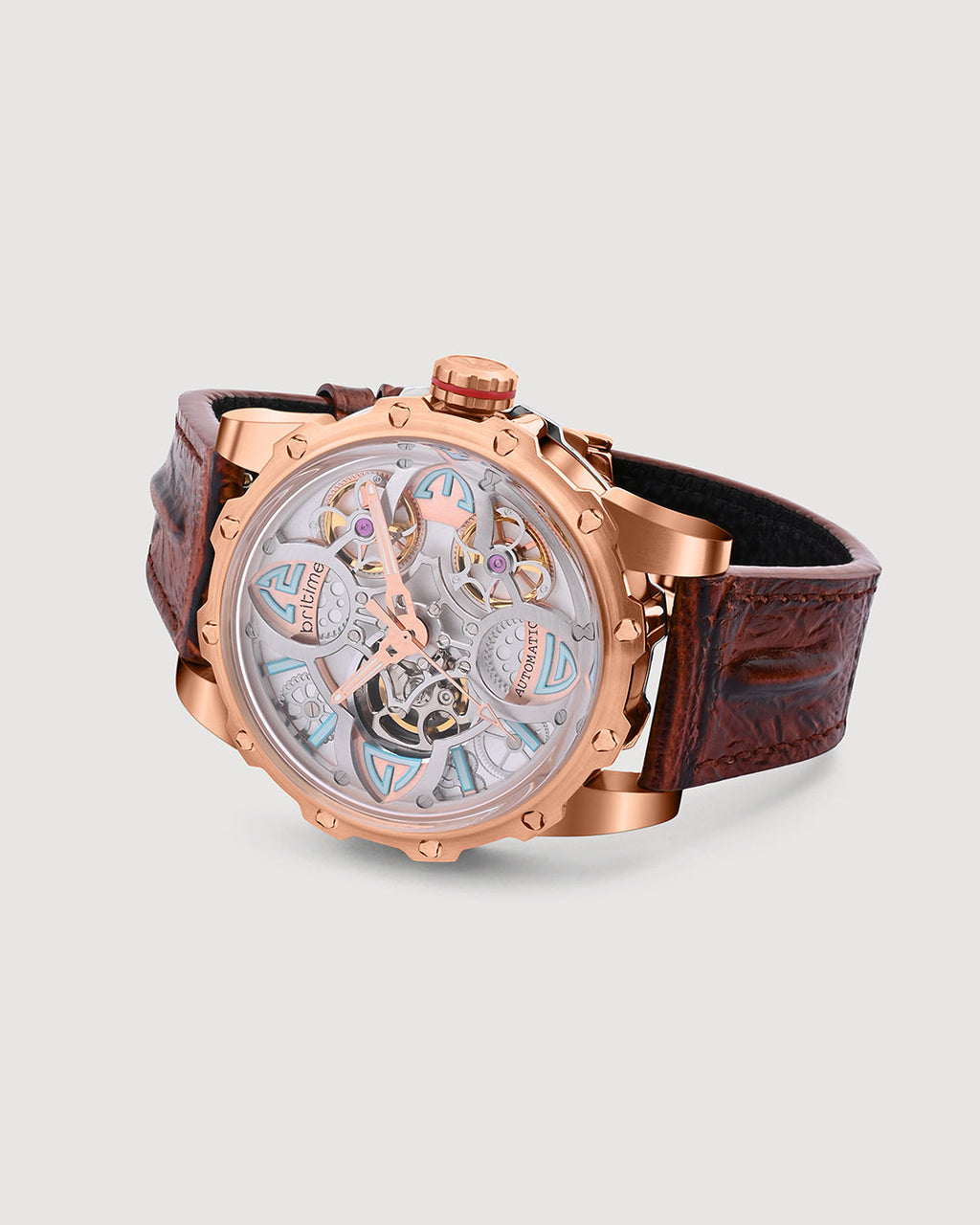 Brown With Rosegold