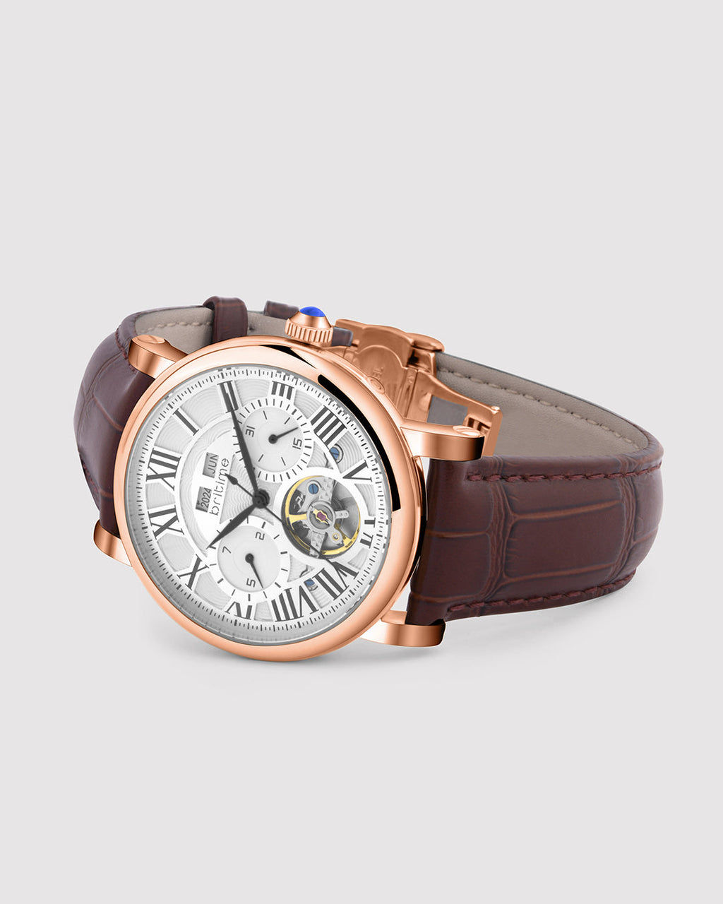 Brown With White