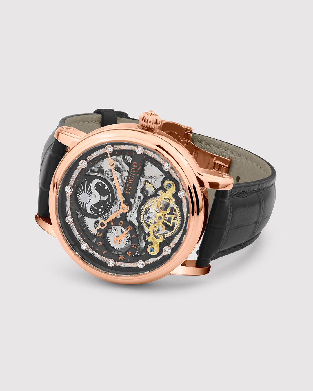 Black With Rose Gold