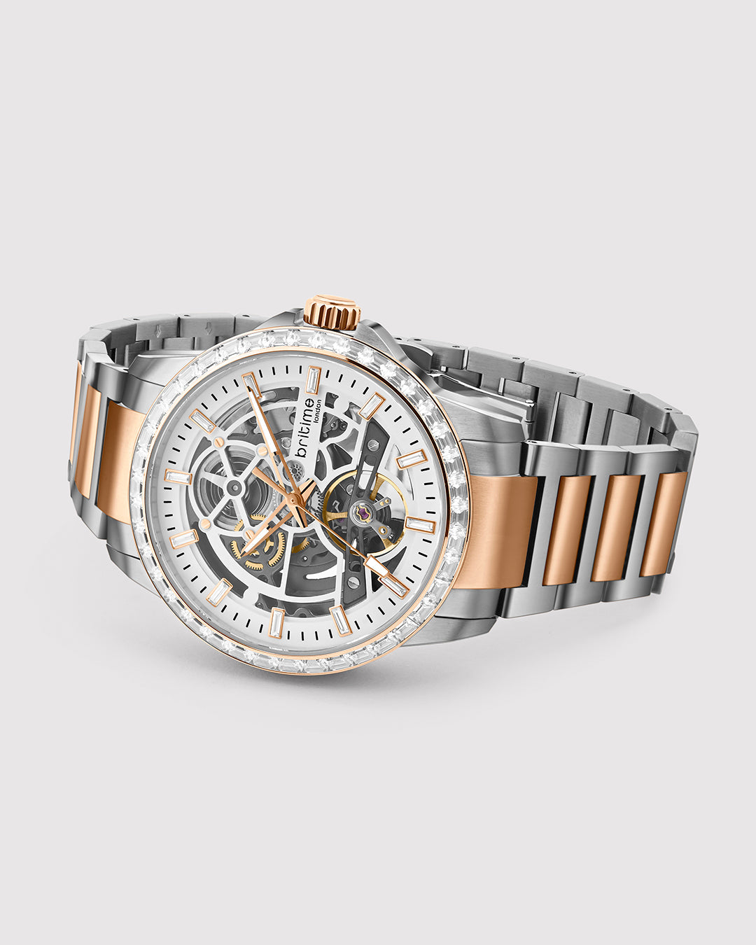 Rosegold With White
