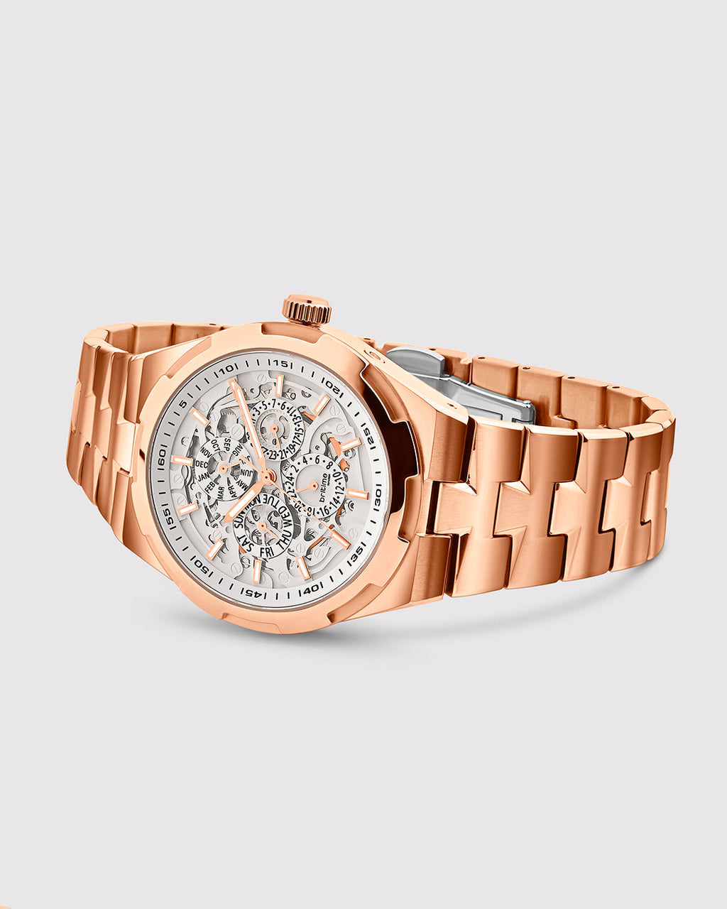 Rose Gold With White