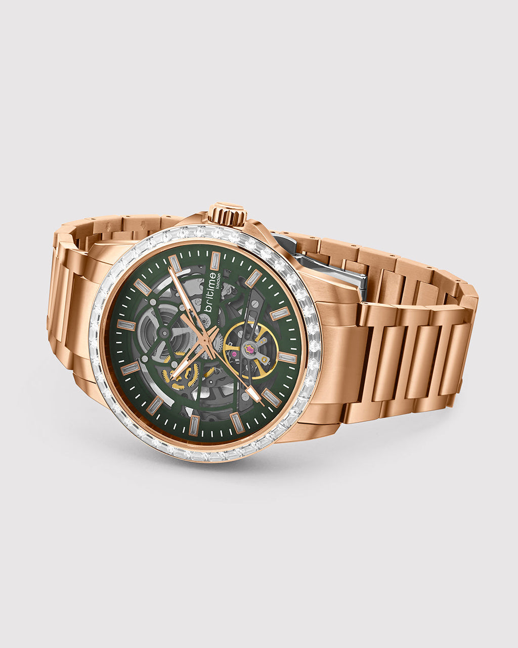 Rosegold With Green