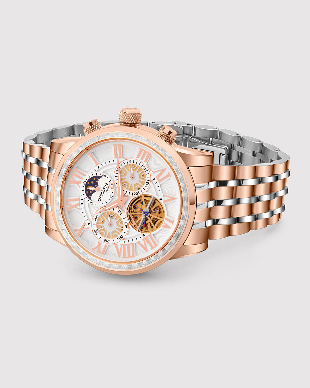 Rose Gold With White