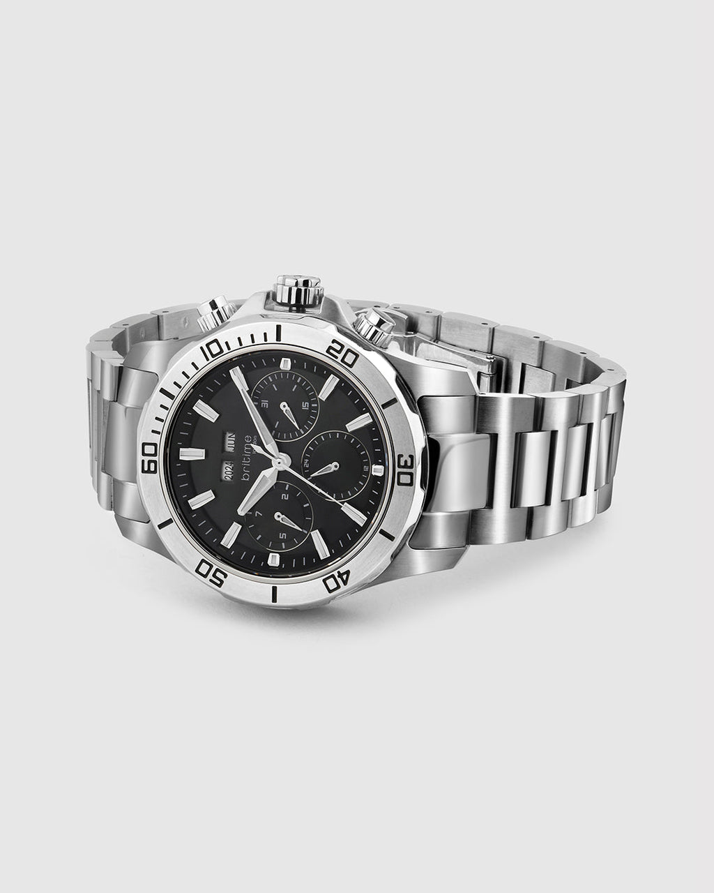 Silver With Black
