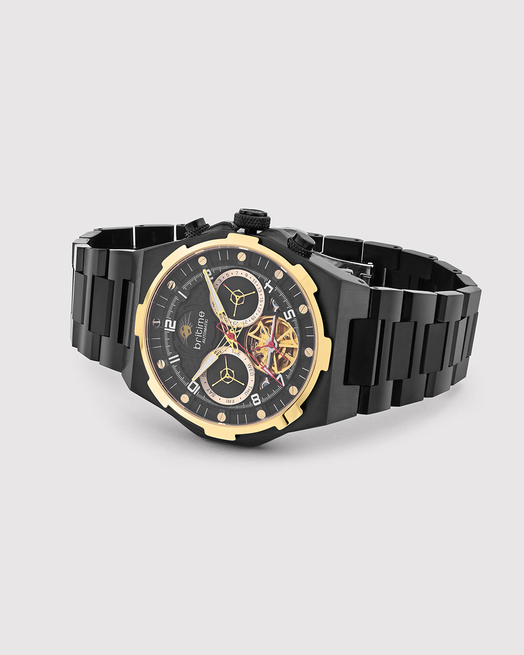 Black With Gold