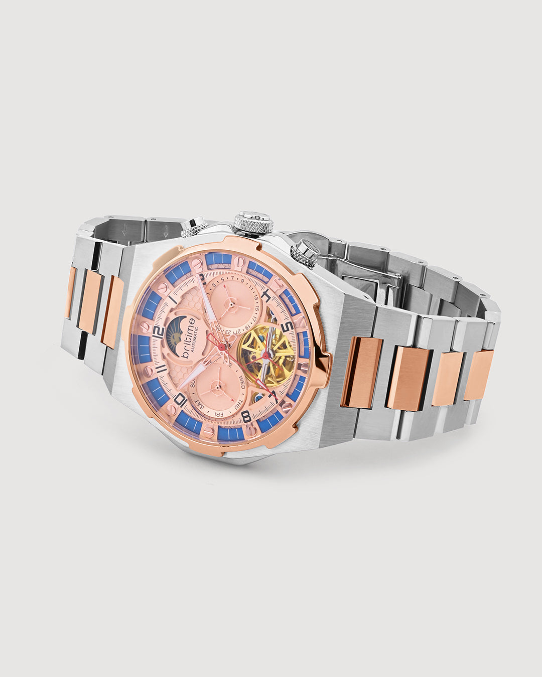 Two Tone With Rose Gold