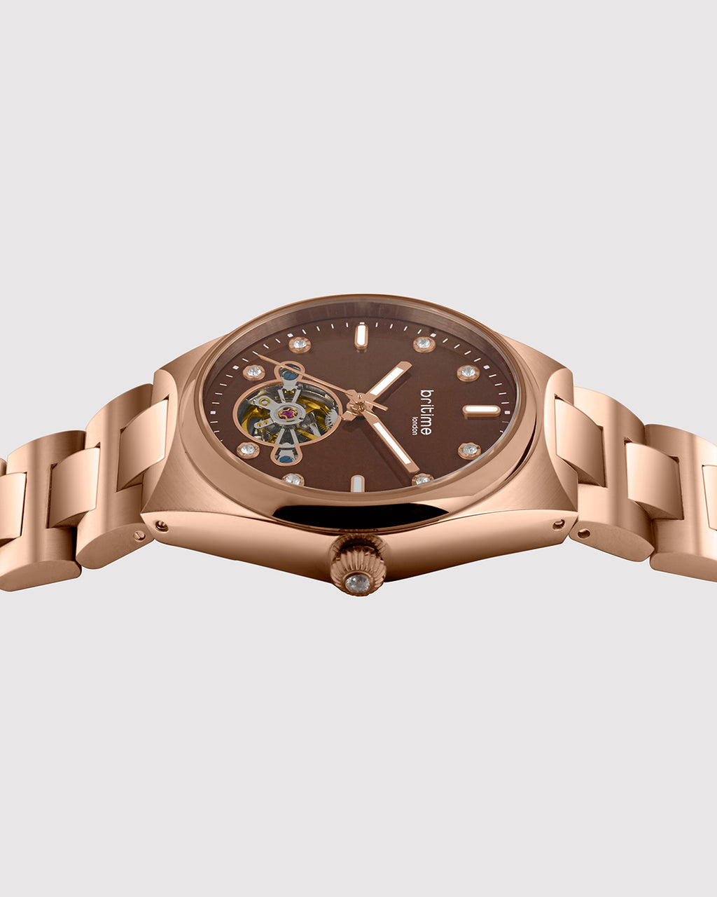 Rose Gold With Brown