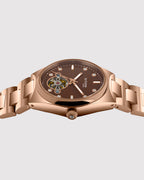 Rose Gold With Brown
