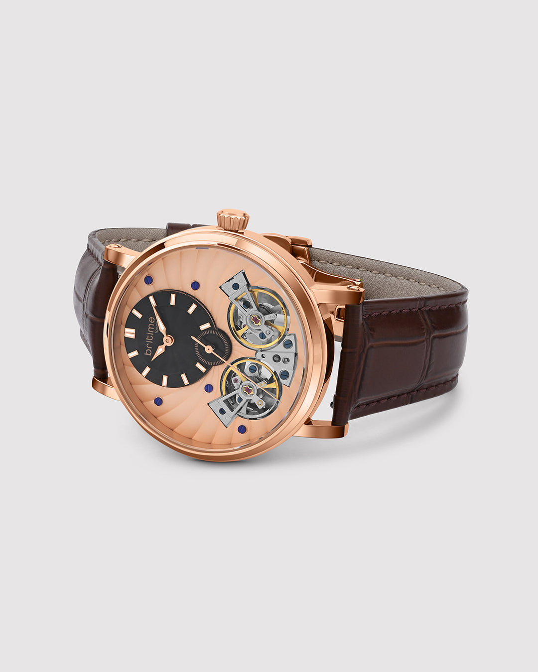 Brown With Rose Gold