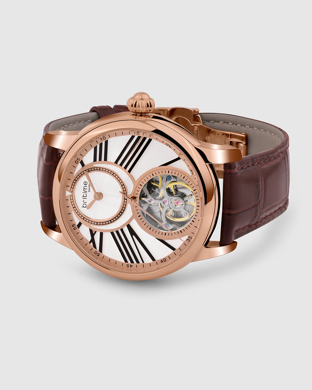 Brown With Rose Gold