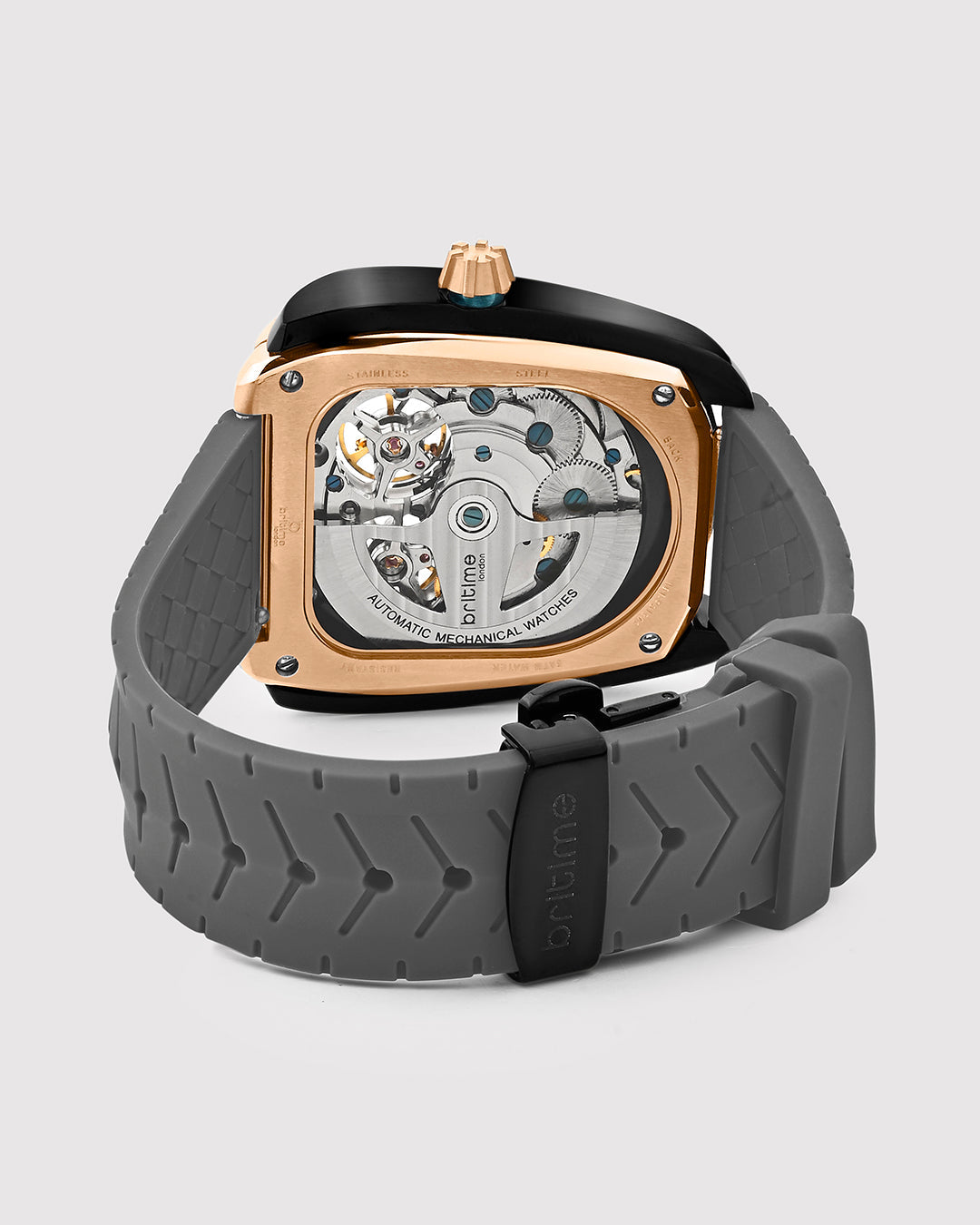 Grey With Rose gold