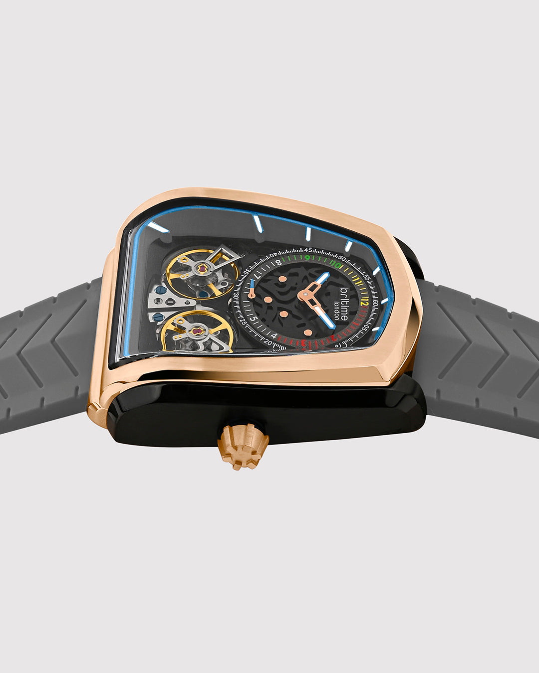 Grey With Rose gold