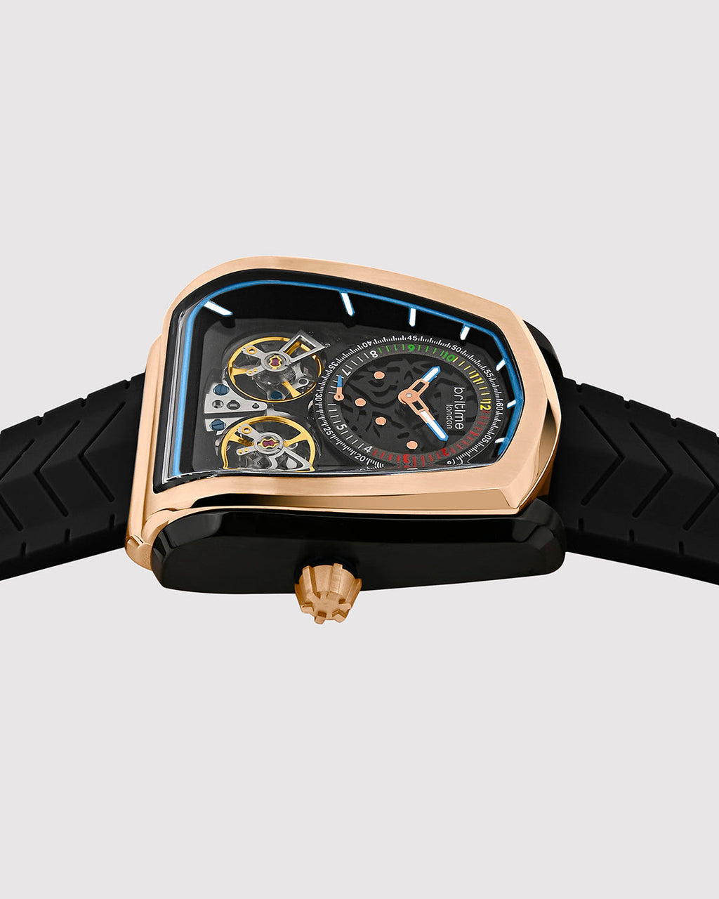 Black With Rose gold