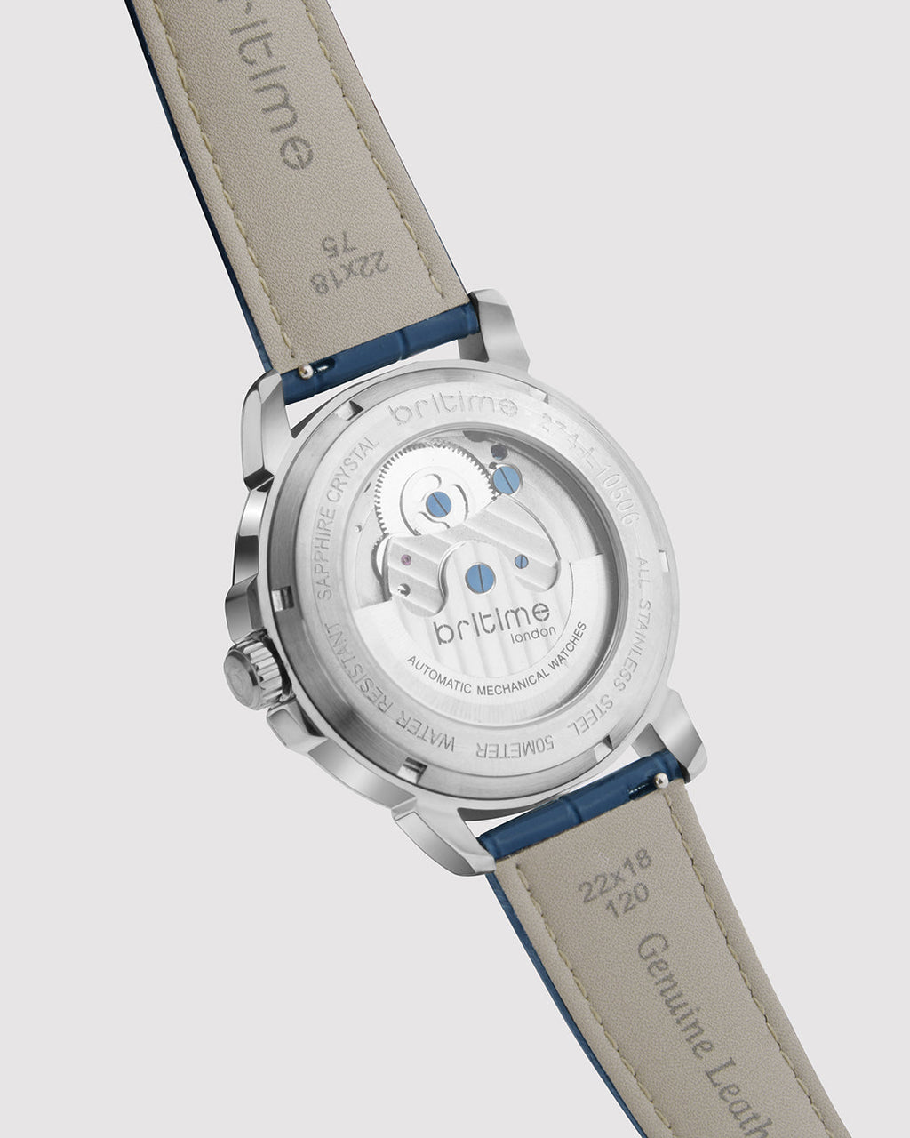 Blue With Silver