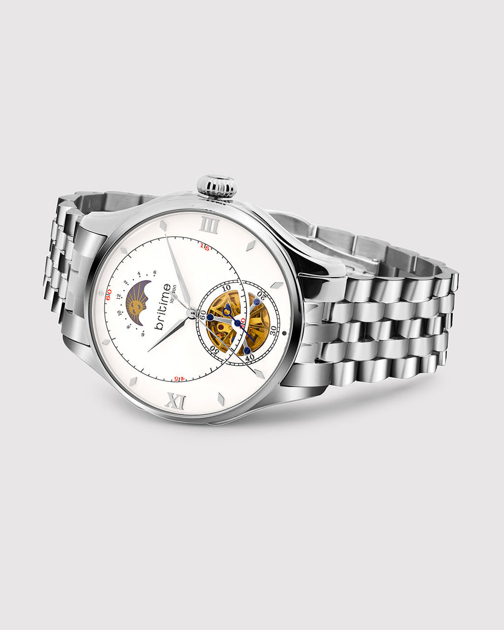 Silver With White