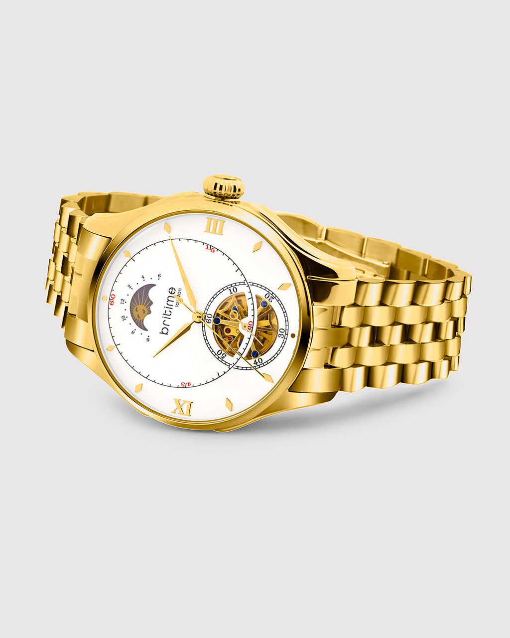 Gold With White