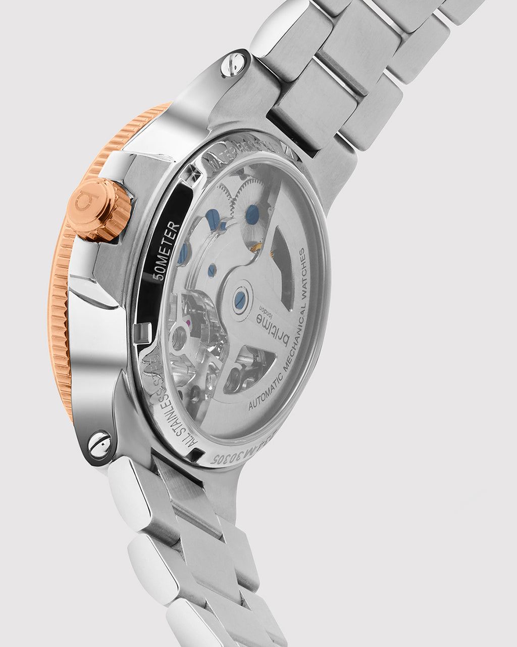 Silver With Rosegold