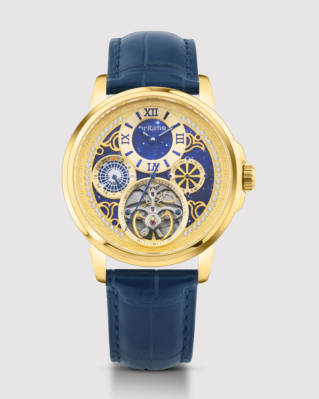 Blue With Gold